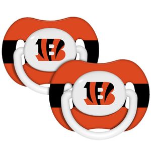 Baby Fanatic Cincinnati Bengals Pacifiers (Pack of 2)