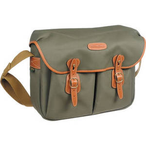 Hadley Shoulder Bag, Large (Sage with Tan Leather Trim)