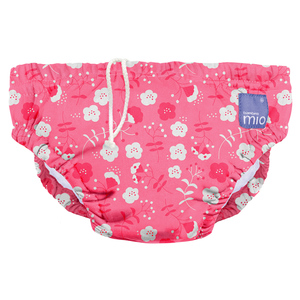 Bambino Mio Reusable Swim Diaper, Poppy, Medium (6-12 Months)