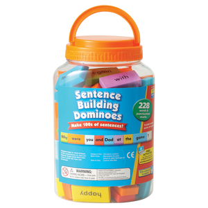 Educational Insights Sentence Building Dominoes 228 Pcs
