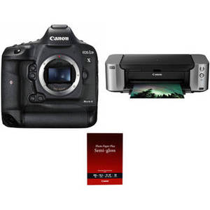 EOS-1D X Mark II DSLR Camera Body with Inkjet Printer Kit