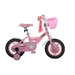 Stitch Bunny Girl's Bike, 12 inch wheels, 8 inch frame, Pink/White