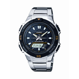 Ana/Digi Solar Powered Watch Stainless Steel Band