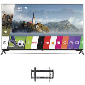 UJ7700-Series 60"-Class HDR UHD Smart IPS LED TV and Tilting Wall Mount Kit