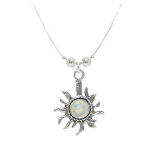 Artisan Handicrafts Glorious White Opal Necklace