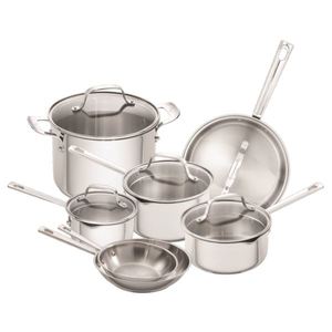 12-Piece Stainless Steel Cookware Set