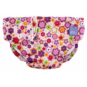 Bambino Mio Reusable Swim Diaper, Ditzy Floral, Small (0-6 Months)