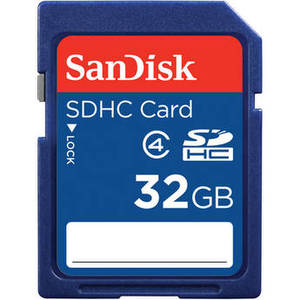 32GB SDHC Memory Card Class 4