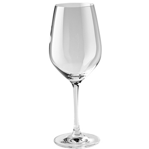 Predicat 6pc Burgandy White Wine Glass Set