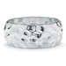 PalmBeach Jewelry Silvertone Wide Hammered-Style Bangle Bracelet 9"