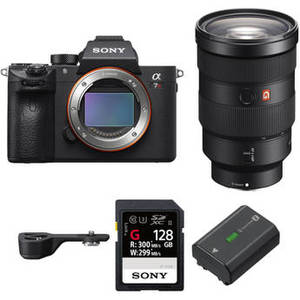 Alpha a7R III Mirrorless Digital Camera with 24-70mm Lens and Accessories Kit