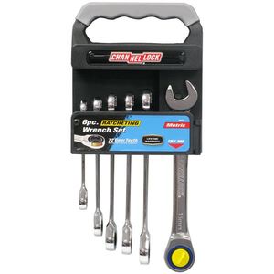 ChannelLock 6-Piece Ratcheting Wrench Set - Metric