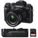 X-T1 Mirrorless Digital Camera with 18-55mm Lens and Battery Grip Kit