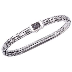 Unisex 7.5" Black Sapphire Bracelet