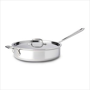 4 Qt. Stainless Steel Saute Pan