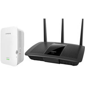 EA7500 Max-Stream Dual-Band Wireless-AC1900 Gigabit Router Kit with MAX STREAM Dual-Band Range Extender