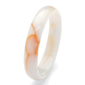 PalmBeach Jewelry White Jade Bangle Bracelet
