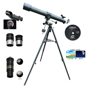 Cassini 900mm x 80mm EQ1 German Equatorial Mount Refractor Telescope