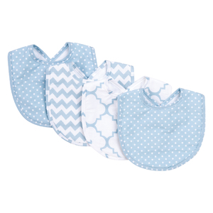 Trend Lab Blue Sky 4 Pack Bib Set