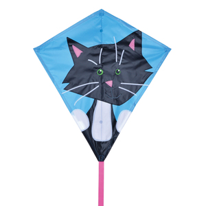 Premier Kite Black Cat 30-Inch Diamond Kite