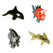 Brainstorm Products Looking Glass Sea themed Miniature Figures