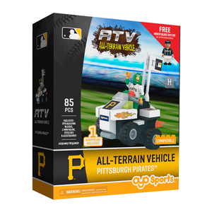 OYO Sports MLB All-Terrain Vehicle with Super Fan Pittsburgh Pirates Building Set