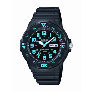Classic Diver Analog Resin Watch Black