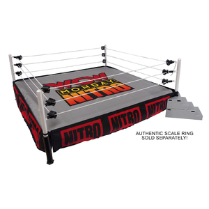 WWE PACKAGE DEAL Ring Skirt & Mat (WCW Monday Nitro) Ringside Exclusive - Toy Wrestling Action Figure Playset Accessories