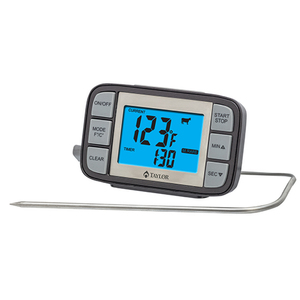 Grill Works Customizable Probe Thermometer & Timer