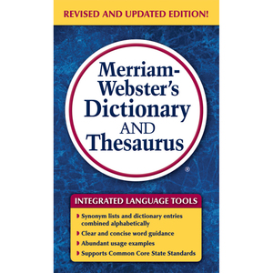 Merriam-Webster Dictionary & Thesaurus Mass Market Paper, Bundle Of 3