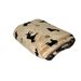 Carolina Pet Company Small Plush Embossed Tossed Dog Throw - Beige