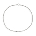 10k White Gold 1.7mm Singapore Chain Ankle Bracelet Anklet - 10 Inch