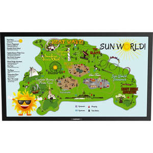 Marquee Series 55" Outdoor Landscape Mode Digital Signage (Black)