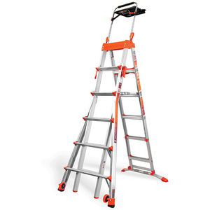 Select Step 6-10 Ft. Aluminum Adjustable Stepladder