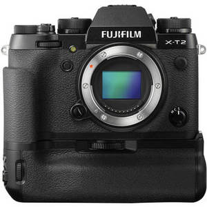 X-T2 Mirrorless Digital Camera Body with Battery Grip Kit (Black)