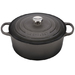 Enameled Cast Iron 7.25 Qt Round French Oven Oyster