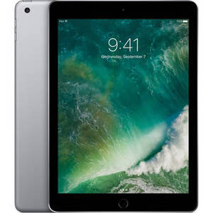 9.7" iPad (2017, 128GB, Wi-Fi Only, Space Gray)