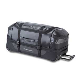Kennesaw 30" Drop-Bottom TPE Wheeled Duffel Black/Black