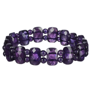 Lita Amethyst Stretch Bracelet