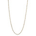 Lita Genuine Citrine and Silver Linked Chain Necklace,17"