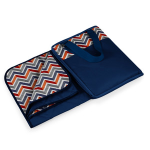Vista Outdoor Blanket Gray with Vibe print