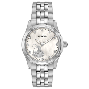 Ladies Diamond Stainless Steel Watch Mother-of-Pearl