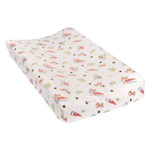 Trend Lab Forest Gnomes Deluxe Flannel Changing Pad Cover