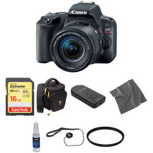 EOS Rebel SL2 DSLR Camera with 18-55mm Lens Basic Kit