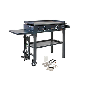 Two Burner 28" Griddle Cooking Station w/ 7pc Griddlin Set