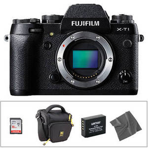 X-T1 Mirrorless Digital Camera Body with Accessories Kit