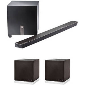 Wireless 5.1 System with W Studio Micro & Two W7 Speakers (Black)