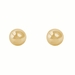 14K Yellow Gold 8mm High Polish Ball Stud Earrings