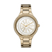 Ladies Taryn Crystal Gold-Tone Watch Mother-of-Pearl Dial