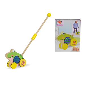 Eichhorn Wooden Push Along Frog
